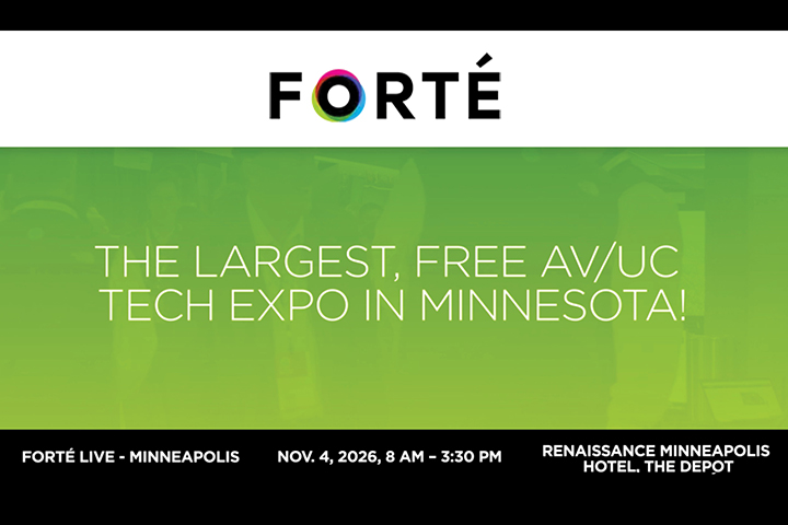Come Visit AJA Video at FORTE Live in Minneapolis