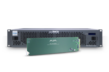 AJA Releases New openGear&reg; Compatible Rack Cards and Frame