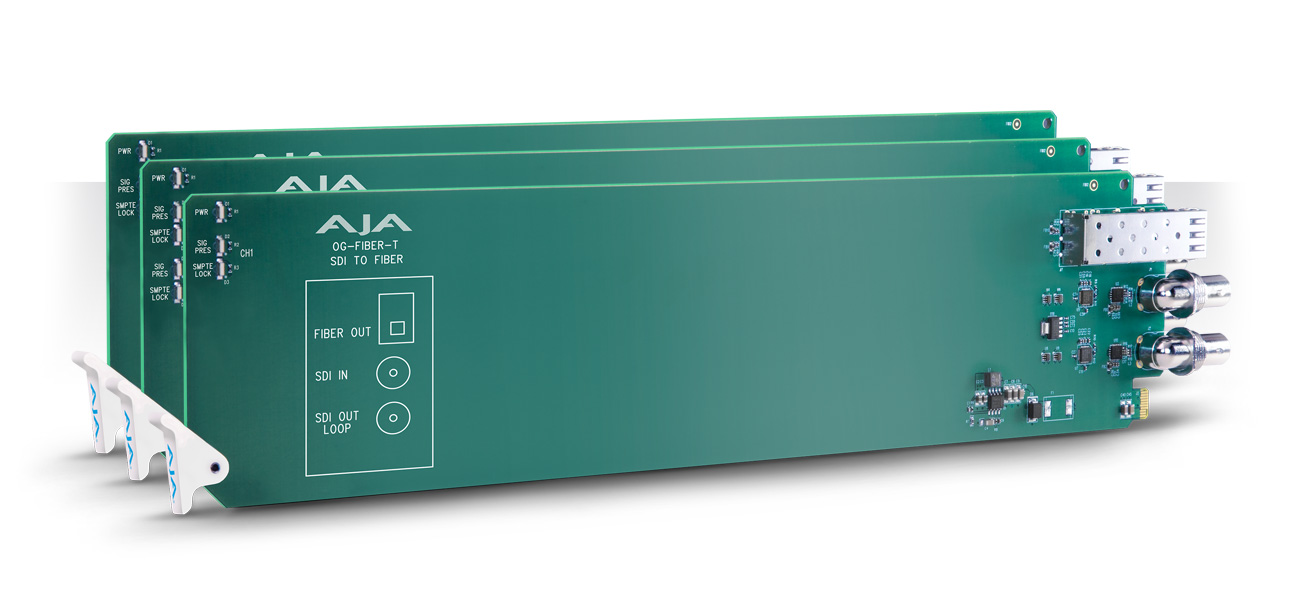 AJA Releases New openGear&reg;-Compatible Rack Cards at Inter BEE 2015