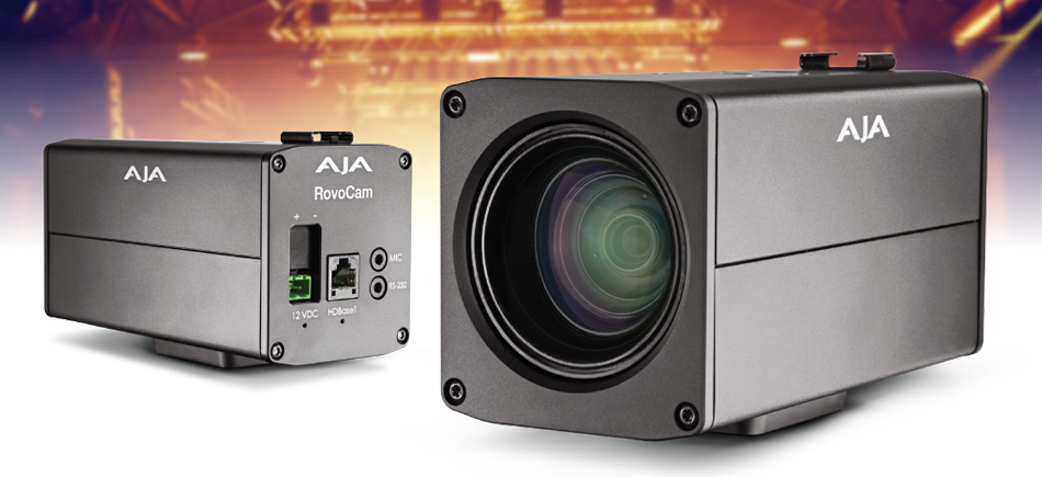 AJA&rsquo;s New RovoCam Integrated UltraHD/HD Camera with HDBaseT Delivers Single Cable Support for Video, Audio, Control, and Power 