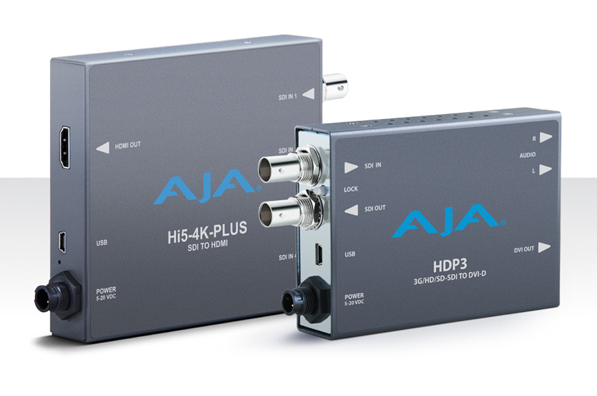 AJA Introduces New Mini-Converters and  openGear&reg;-Compatible Rack Cards at NAB 2016