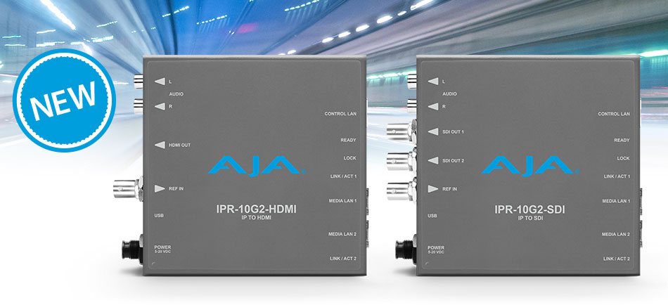 AJA Expands IP Mini-Converter Portfolio at IBC 2018 