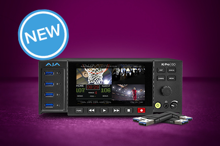 AJA Introduces Ki Pro GO Multi-Channel H.264 Recorder/Player