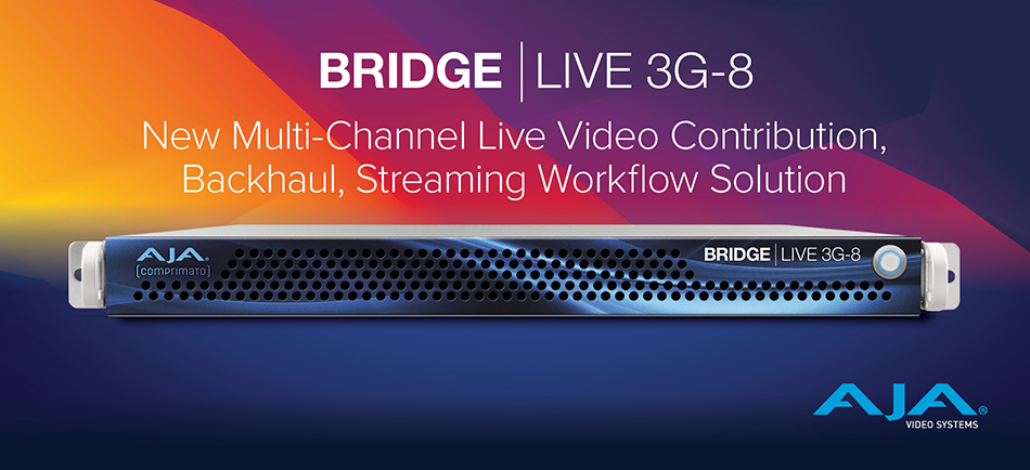 AJA to Debut New BRIDGE LIVE 3G-8 at NAB 2025