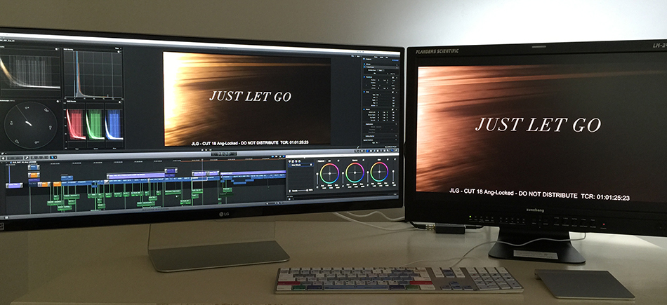 Color Grading Central Colors &lsquo;Just Let Go&rsquo; with Help from AJA T-TAP&trade;
