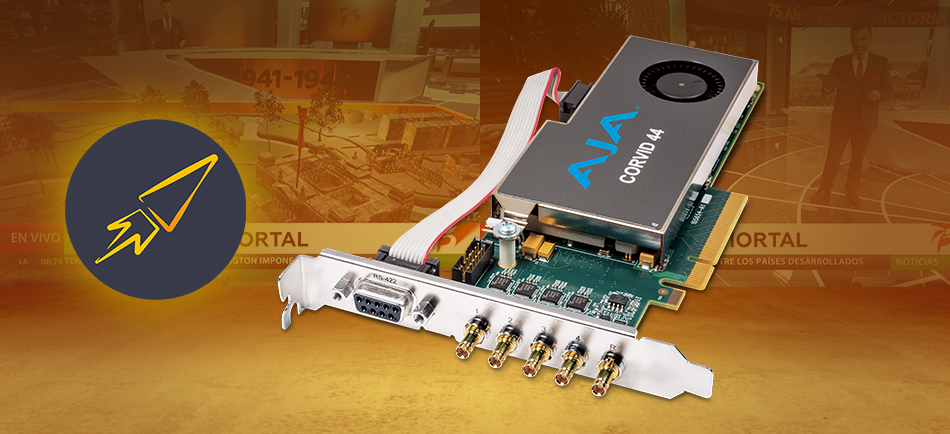 Carrot Broadcast Streamlines Real-Time 4K Graphics Production with AJA Corvid 44 I/O Cards